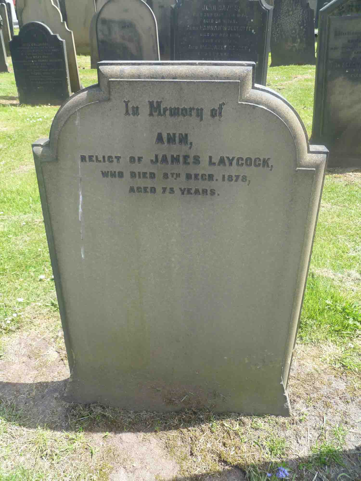 Laycock, Ann (H Left 396)